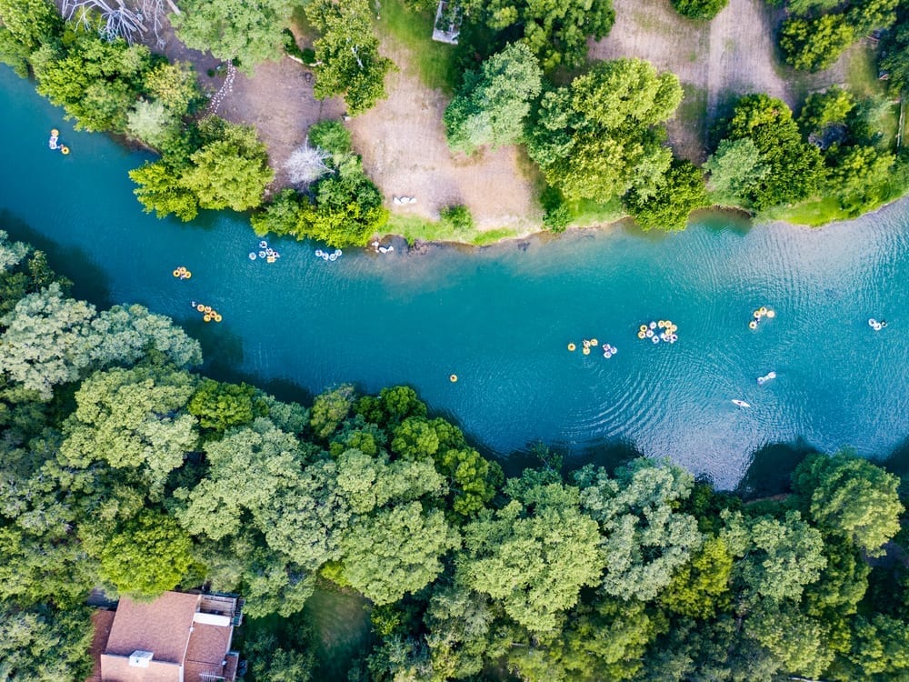 tubing on Guadalupe River